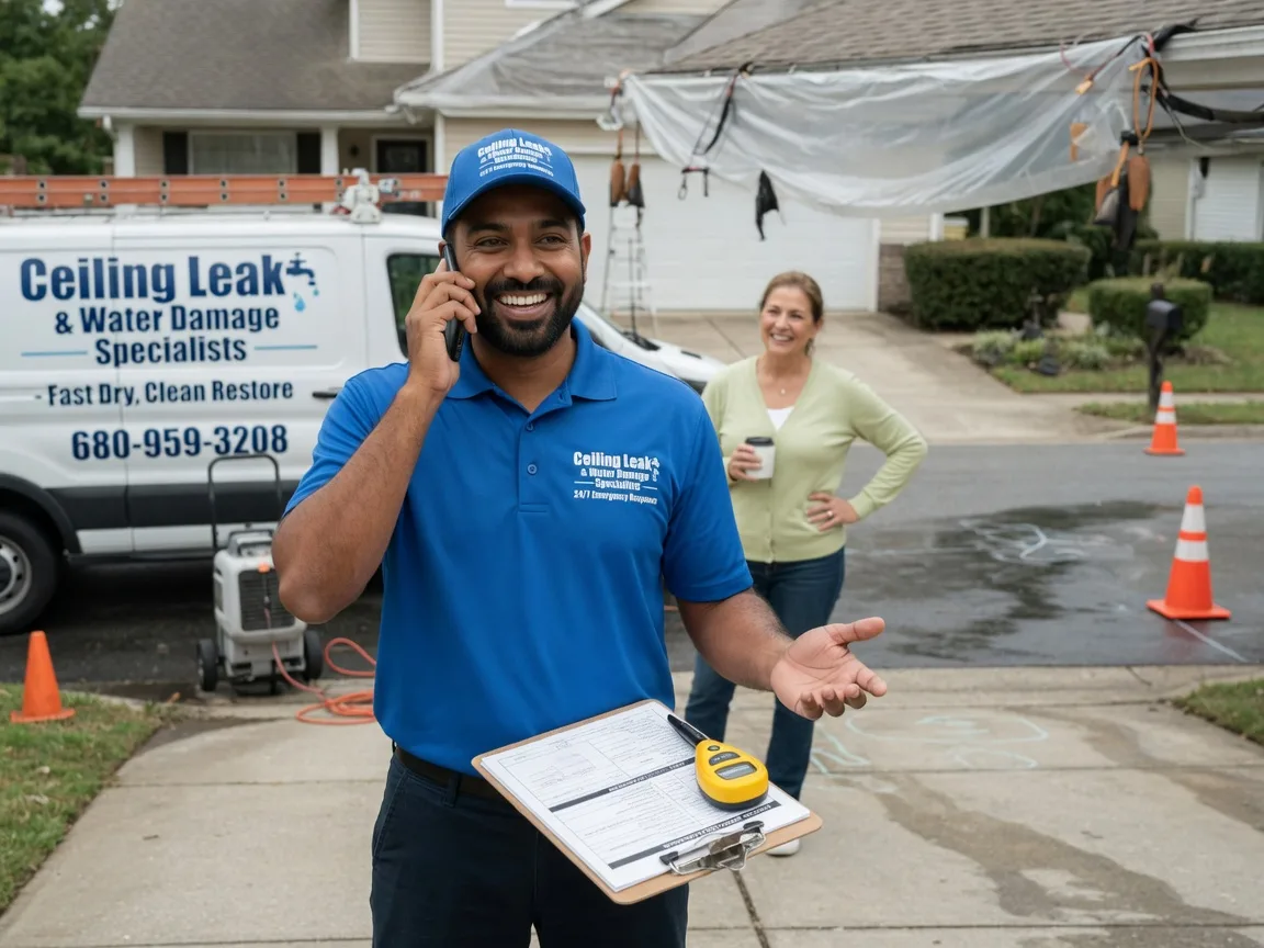Ceiling Leak Cleanup Windsor, PA FAQs
